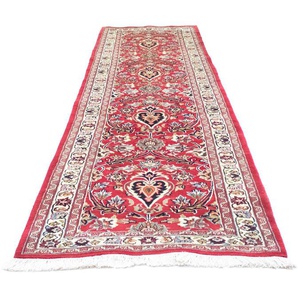 Wollteppich Maschad Teppich handgeknüpft rot, morgenland, rechteckig, Höhe: 10 mm