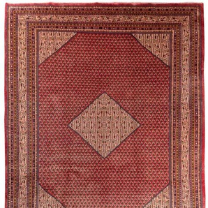 Wollteppich Mir Teppich handgeknüpft rot, morgenland, rechteckig, Höhe: 8 mm