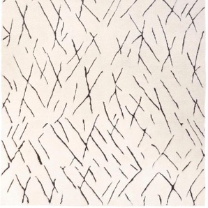 Wollteppich MORGENLAND Berber Teppich - Sara rechteckig Teppiche Gr. B/L: 140 cm x 200 cm, 25 mm, 2,8 m², 1 St., weiß Schurwollteppiche