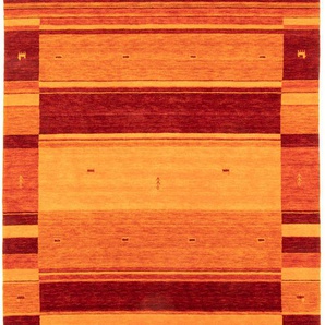 Wollteppich MORGENLAND Gabbeh Teppich Dubai Teppiche Gr. B/L: 250 cm x 350 cm, 18 mm, 8,75 m², 1 St., bunt (mehrfarbig) Gabbehteppich Gabbeh-Teppiche