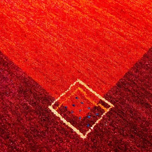 Wollteppich MORGENLAND Gabbeh Teppich handgewebt rost Teppiche Gr. B/L: 80 cm x 240 cm, 8 mm, 1,92 m², 1 St., braun (rost) Gabbehteppich Gabbeh-Teppiche Kurzflor