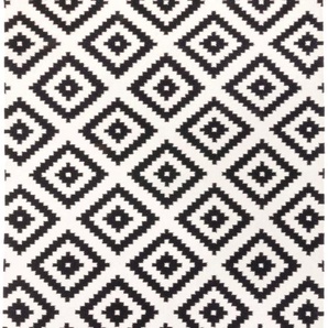 Wollteppich MORGENLAND Kelim Teppich Masal Teppiche Gr. B/L: 160 cm x 230 cm, 7 mm, 3,68 m², 1 St., schwarz (schwarz, weiß) Kelimteppich Orientalische Muster