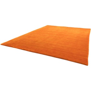Wollteppich MORGENLAND Loribaft Teppich Teppstar Teppiche Gr. B/L: 300 cm x 400 cm, 15 mm, 12 m², 1 St., orange Shaggy-Teppiche