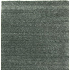 Wollteppich MORGENLAND Loribaft Teppich Teppstar Teppiche Gr. B/L: 80 cm x 200 cm, 15 mm, 1,6 m², 1 St., grau Shaggy-Teppiche