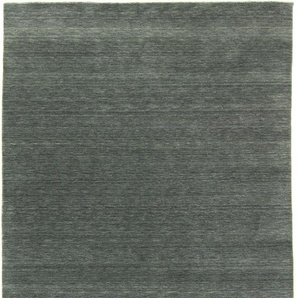 Wollteppich MORGENLAND LORIBAFT TEPPSTAR Teppiche Gr. B/L: 170 cm x 240 cm, 15 mm, 1 St., grau Gabbeh-Teppiche Teppiche reine Schurwolle, uni, Wohnzimmer
