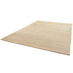Wollteppich MORGENLAND LORIBAFT TEPPSTAR Teppiche Gr. B/L: 200 cm x 300 cm, 15 mm, 1 St., beige (natur) Gabbeh-Teppiche reine Schurwolle, uni, Wohnzimmer