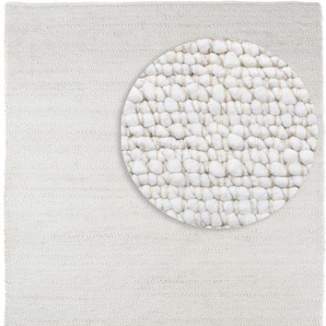 Wollteppich MORGENLAND Toska - weiß Teppiche Gr. B/L: 160 cm x 230 cm, 13 mm, 3,68 m², 1 St., weiß Esszimmerteppiche