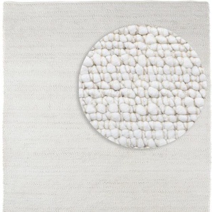 Wollteppich MORGENLAND Toska - weiß Teppiche Gr. B/L: 190 cm x 290 cm, 13 mm, 5,51 m², 1 St., weiß Esszimmerteppiche