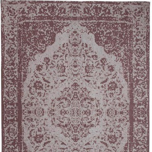 Wollteppich MORGENLAND Vintage Teppich Milano Teppiche Gr. B/L: 140 cm x 200 cm, 6 mm, 2,8 m², 1 St., braun Orientalische Muster