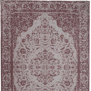 Wollteppich MORGENLAND Vintage Teppich Milano Teppiche Gr. B/L: 200 cm x 290 cm, 6 mm, 5,8 m², 1 St., braun Orientalische Muster