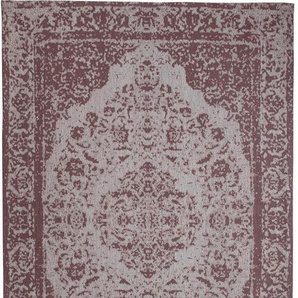 Wollteppich MORGENLAND Vintage Teppich Milano Teppiche Gr. B/L: 80 cm x 300 cm, 6 mm, 2,4 m², 1 St., braun Orientalische Muster