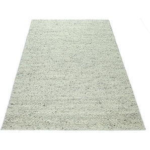 Wollteppich MY HOME Wolly, Wolle Gr. 6, beige (naturgrau), B:200cm H:14mm L:300cm, Wolle, Teppiche, handgewebt, Handweb Teppiche, Wohnzimmer, Schlafzimmer, Esszimmer, Topseller
