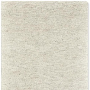 Wollteppich MY HOME Zeyn Teppiche Gr. B/L: 70 cm x 140 cm, 32 mm, 1 St., beige (natur beige) Esszimmerteppiche Berber-Teppich aus Marokko, reine Schurwolle, einfarbig, handgeknüpft