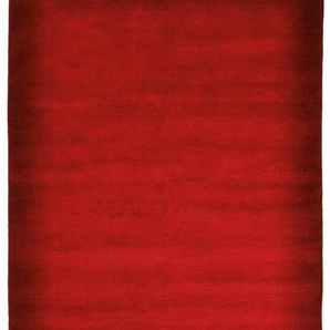 Wollteppich OCI DIE TEPPICHMARKE Vinciano Tami Teppiche Gr. B/L: 120 cm x 180 cm, 8 mm, 1 St., rot (dunkelrot) Schurwollteppiche reine Wolle, handgeknüpft, Wohnzimmer
