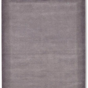 Wollteppich OCI DIE TEPPICHMARKE Vinciano Tami Teppiche Gr. B/L: 200 cm x 300 cm, 8 mm, 1 St., grau Esszimmerteppiche reine Wolle, handgeknüpft, Wohnzimmer