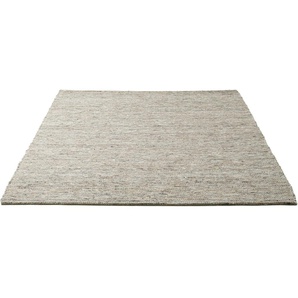 Wollteppich SANSIBAR Hörnum Teppiche Gr. B/L: 120 cm x 180 cm, 12 mm, 1 St., braun Esszimmerteppiche Handweb Teppich, meliert, reine gewalkte Wolle, handgewebt
