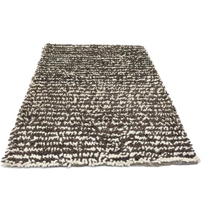 Wollteppich Shaggy Teppich handgewebt mehrfarbig, morgenland, rechteckig, Höhe: 40 mm