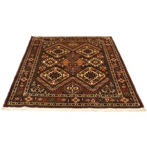 Wollteppich Sharbabak Teppich handgeknüpft mehrfarbig, morgenland, rechteckig, Höhe: 8 mm, handgeknüpft