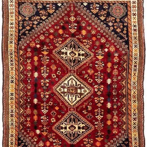 Wollteppich Shiraz Medaillon 257 x 160 cm, morgenland, rechteckig, Höhe: 1 mm, Unikat mit Zertifikat