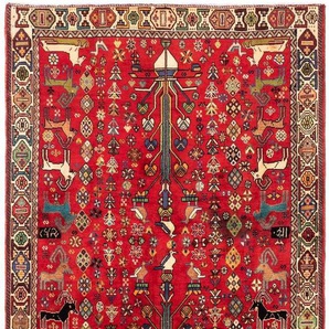 Wollteppich Shiraz Medaillon 260 x 163 cm, morgenland, rechteckig, Höhe: 1 mm, Unikat mit Zertifikat