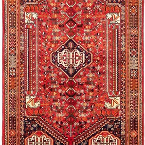 Wollteppich Shiraz Medaillon 265 x 168 cm, morgenland, rechteckig, Höhe: 1 mm, Unikat mit Zertifikat