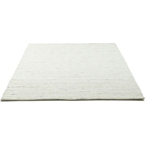 Wollteppich THEKO Alm-Glück Teppiche Gr. B/L: 140 cm x 200 cm, 12 mm, 1 St., beige (natur) Esszimmerteppiche Handweb Teppich, reine Wolle, handgewebt