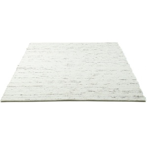 Wollteppich THEKO Alm-Glück Teppiche Gr. B/L: 160 cm x 230 cm, 12 mm, 1 St., grau (natural grey) Esszimmerteppiche Handweb Teppich, reine Wolle, handgewebt