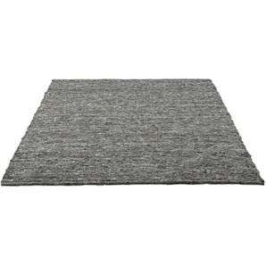 Wollteppich THEKO Alm-Glück Teppiche Gr. B/L: 190 cm x 290 cm, 12 mm, 1 St., grau Esszimmerteppiche Handweb Teppich, reine Wolle, handgewebt
