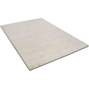 Wollteppich THEKO Amravati Teppiche Gr. B/L: 120 cm x 180 cm, 28 mm, 1 St., beige (sand) Berber-Teppiche echter Berber Teppich, reine Wolle, handgeknüpft, auch als Läufer