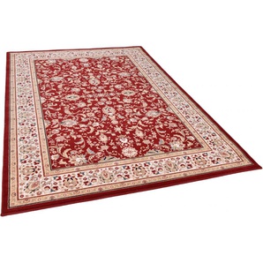 Wollteppich THEKO Dolna - 808 Teppiche Gr. B/L: 133 cm x 190 cm, 10 mm, 1 St., rot Orientalische Muster Kurzflor, reine Wolle, Orient-Optik