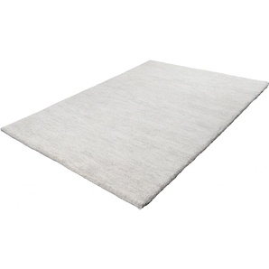 Wollteppich THEKO Maloronga Uni Teppiche Gr. B/L: 120 cm x 180 cm, 24 mm, 1 St., beige (natur grau) Berber-Teppiche echter Berber Teppich, reine Wolle, handgeknüpft