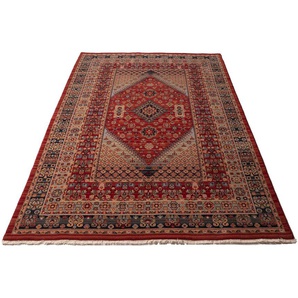 Wollteppich THEKO Saharna 2400 Teppiche Gr. B/L: 120 cm x 150 cm, 12 mm, 1 St., rot Orientalische Muster