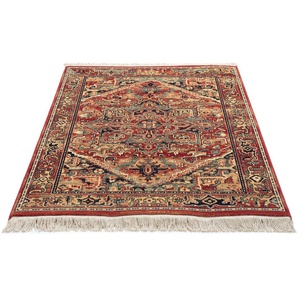 Wollteppich THEKO Saharna 2886 Teppiche Gr. B/L: 60 cm x 90 cm, 10 mm, 1 St., rot Orientalische Muster reine Wolle, Orient-Optik, mit Fransen