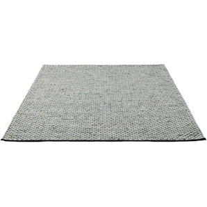 Wollteppich THEKO Tauern Teppiche Gr. B/L: 140 cm x 200 cm, 10 mm, 1 St., grau Esszimmerteppiche Handweb Teppich, reine Wolle, handgewebt