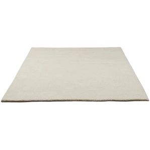 Wollteppich THEKO Taza Royal Teppiche Gr. B/L: 200 cm x 300 cm, 28 mm, 1 St., beige (natur weiß) Schurwollteppiche