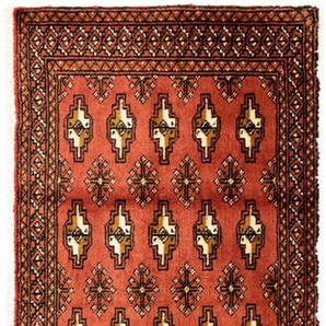 Wollteppich Turkaman Teppich handgeknüpft rost, morgenland, rechteckig, Höhe: 8 mm