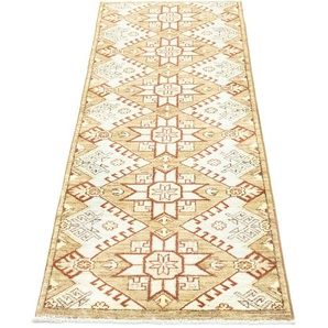 Wollteppich Ziegler Teppich handgeknüpft beige, morgenland, rechteckig, Höhe: 7 mm