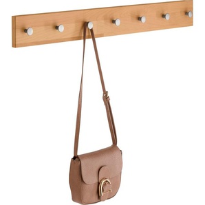 Hakenleiste WOLTRA Maximus Hakenleisten Gr. B/H: 85 cm x 9 cm, beige (kernbuche) Haken Hakenleisten