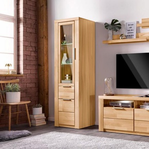 Woltra Wohnwand Zara, (Set, 4-St), teilmassives Holz