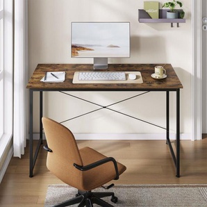 Woltu - Schreibtisch, Computertisch Bürotisch mit Metallgestell, Arbeitstisch pc Schreibtisch, für Büro Homeoffice Arbeitszimmer Schlafzimmer, aus