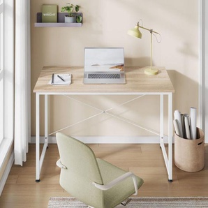 WOLTU Schreibtisch, Computertisch Bürotisch mit Metallgestell, Arbeitstisch PC Schreibtisch, für Büro Homeoffice Arbeitszimmer Schlafzimmer, aus