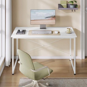 WOLTU Schreibtisch, Computertisch Bürotisch mit Metallgestell, Arbeitstisch PC Schreibtisch, für Büro Homeoffice Arbeitszimmer Schlafzimmer, aus