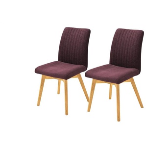 Woodford 2er Set Polsterstuhl im 2er Set Menda - rot - Materialmix - 47 cm - 88 cm - cm 69,0 | Möbel Kraft