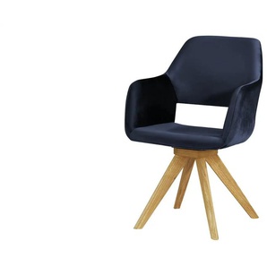 Woodford Armlehnstuhl  Berlin ¦ blau ¦ Maße (cm): B: 57 H: 85 T: 67.0