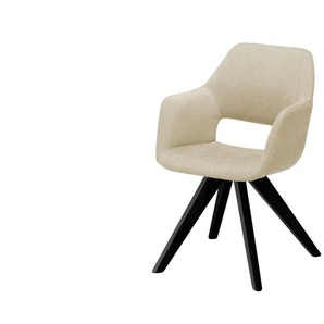 Woodford Armlehnstuhl  Berlin ¦ creme ¦ Maße (cm): B: 57 H: 85 T: 67.0