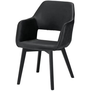 Woodford Armlehnstuhl  Berlin ¦ schwarz ¦ Maße (cm): B: 57 H: 85 T: 67.0