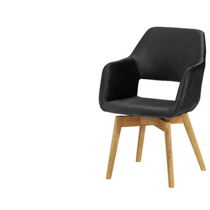 Woodford Armlehnstuhl  Berlin ¦ schwarz ¦ Maße (cm): B: 57 H: 85 T: 67.0