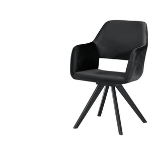 Woodford Armlehnstuhl  Berlin ¦ schwarz ¦ Maße (cm): B: 57 H: 85 T: 67.0