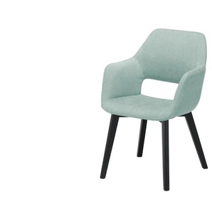 Woodford Armlehnstuhl Berlin - türkis/petrol - Materialmix - 57 cm - 85 cm - cm 67,0 | Möbel Kraft