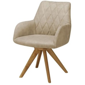 Woodford Armlehnstuhl  Bristol ¦ beige ¦ Maße (cm): B: 60 H: 88 T: 67.0